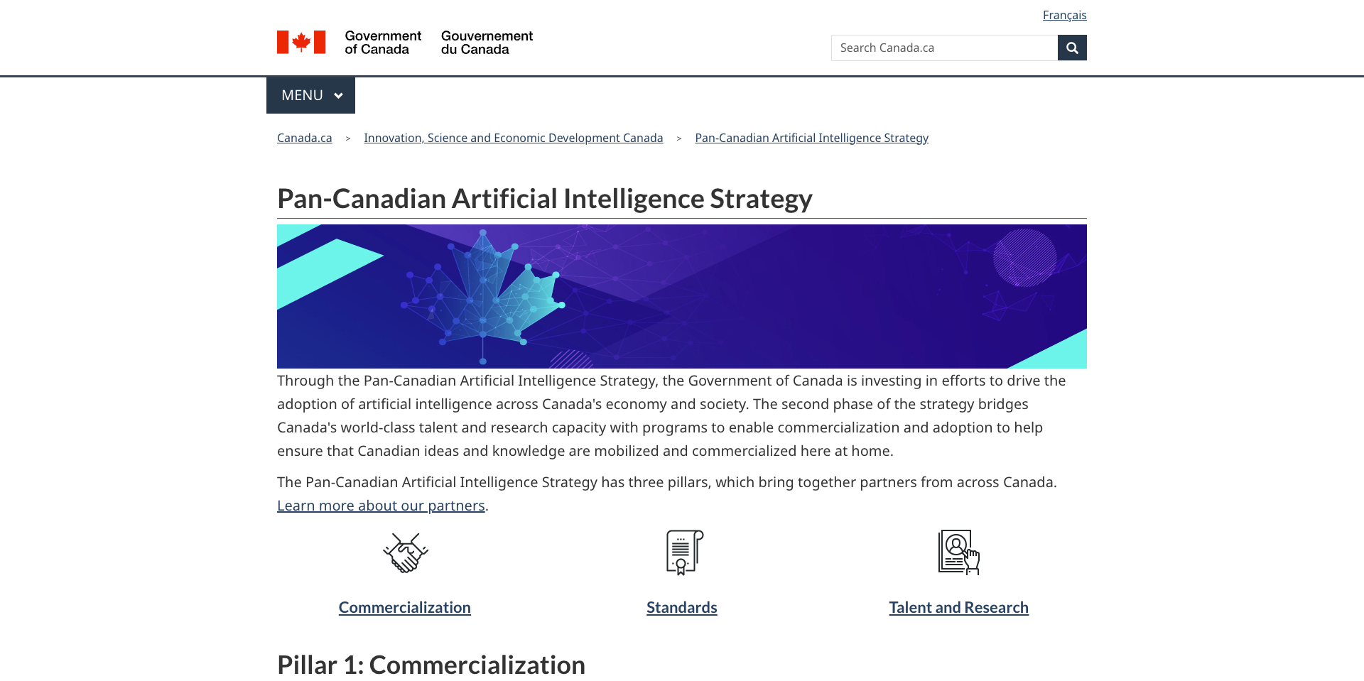 Canada’s AI strategy